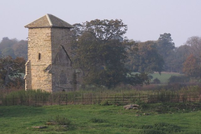 Remains of St Mary Magdalene Church, North Wootton, by Becky Williamson