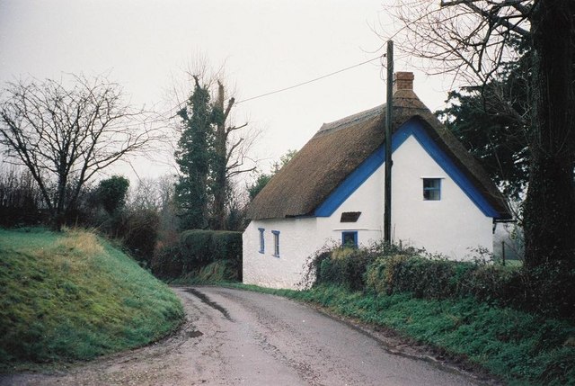 SZ0291 : West Chelborough: cottage and lane by Chris Downer