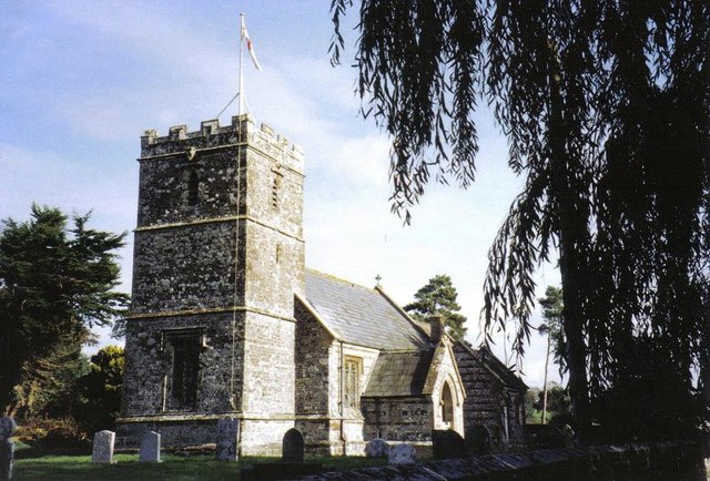 SY8997 : Winterborne Zelston: parish church of St. Mary by Chris Downer