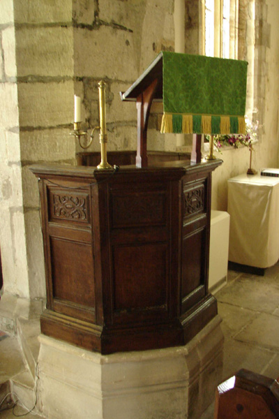 St Martins Cheselbourne Pulpit