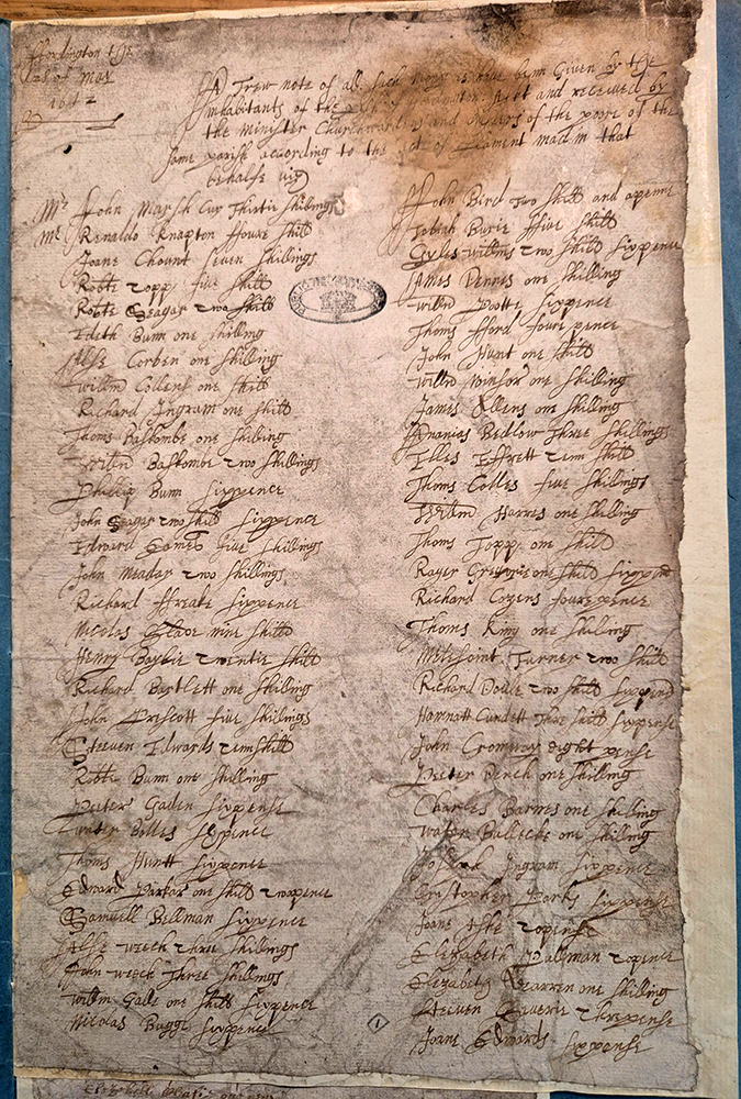 UK National Archives Ref E179/330/2