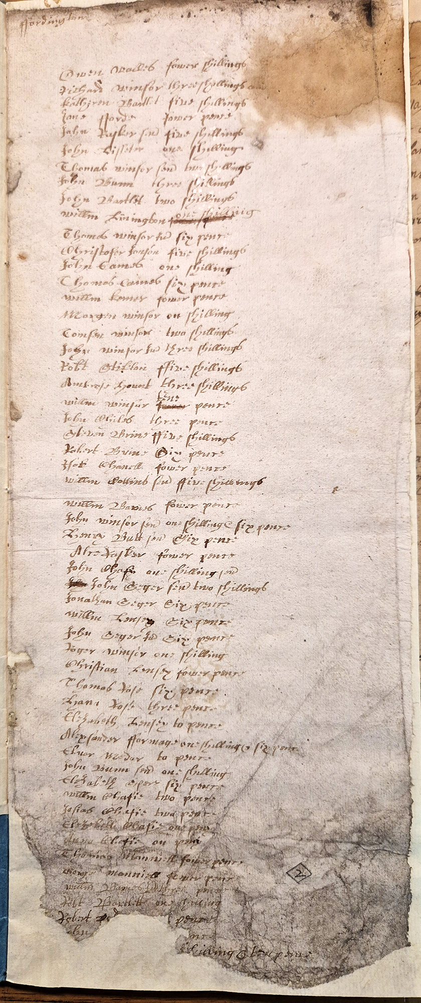 UK National Archives Ref E179/330/2